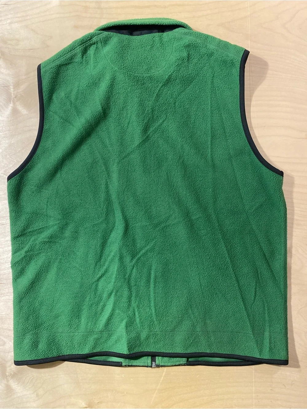 Chaps Men’s Green Polar Fleece Vest - Full-Zip Layering Piece XL (SX)